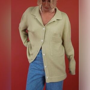 James Street Co. Knitted Margot Cardigan, Thistle - M